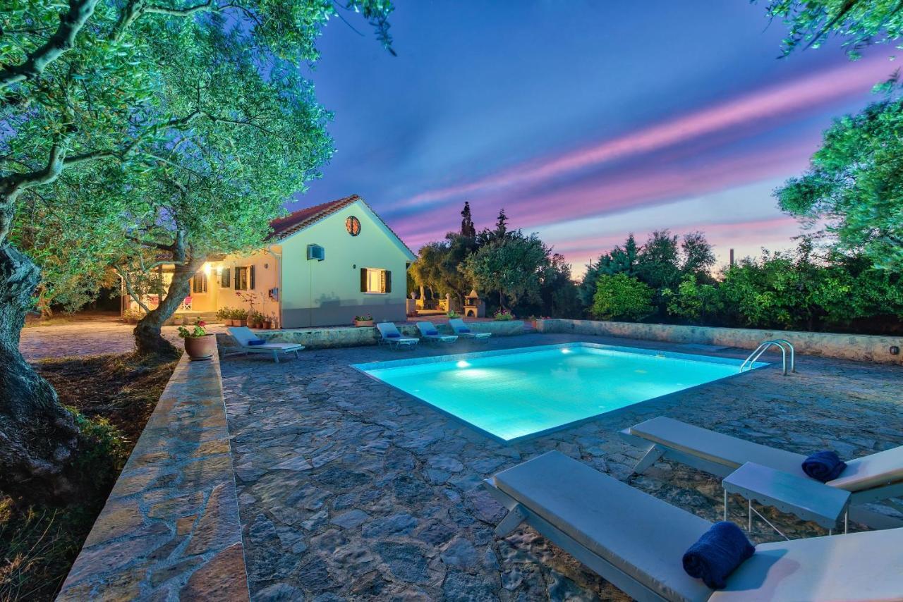 Olivegrove Villa - Nestled In Olive Trees With Private Pool, By Zantewize Tragaki Exterior photo