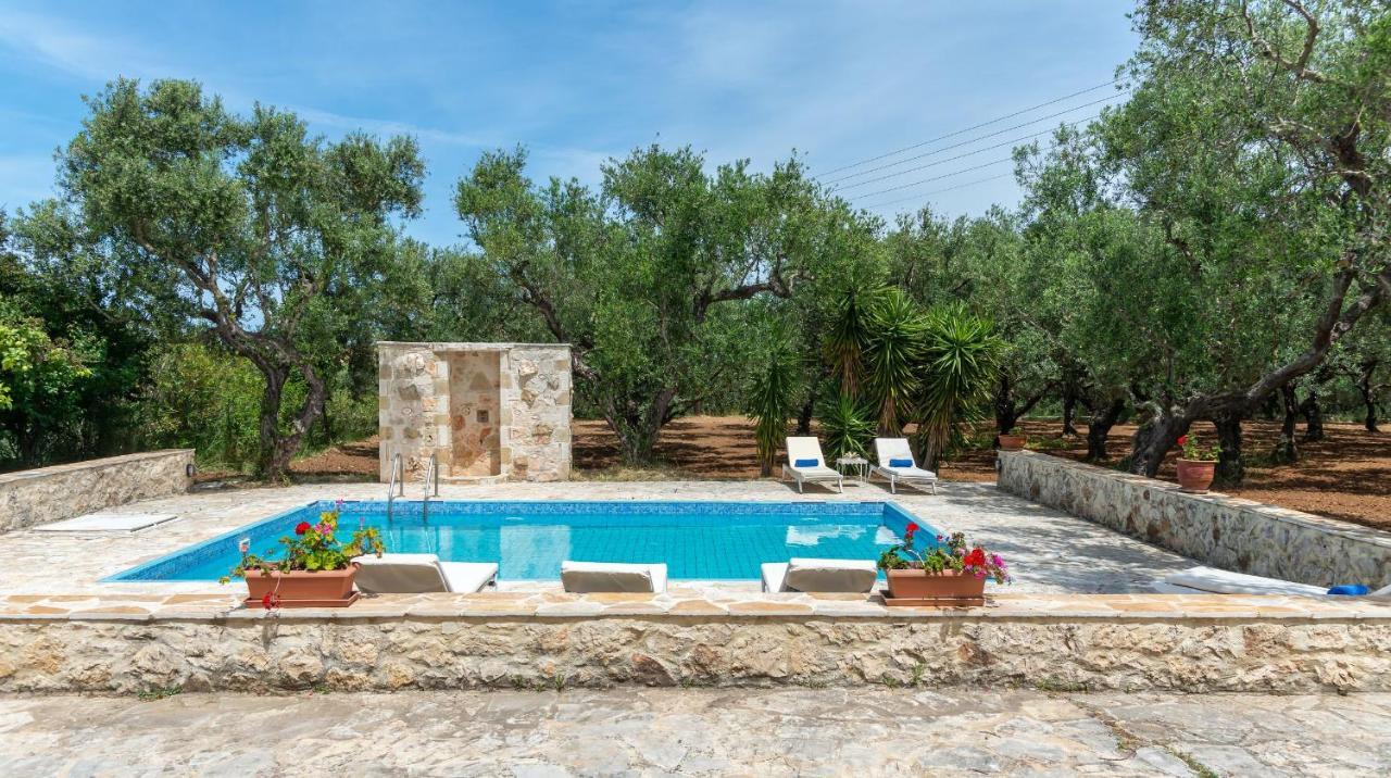 Olivegrove Villa - Nestled In Olive Trees With Private Pool, By Zantewize Tragaki Exterior photo